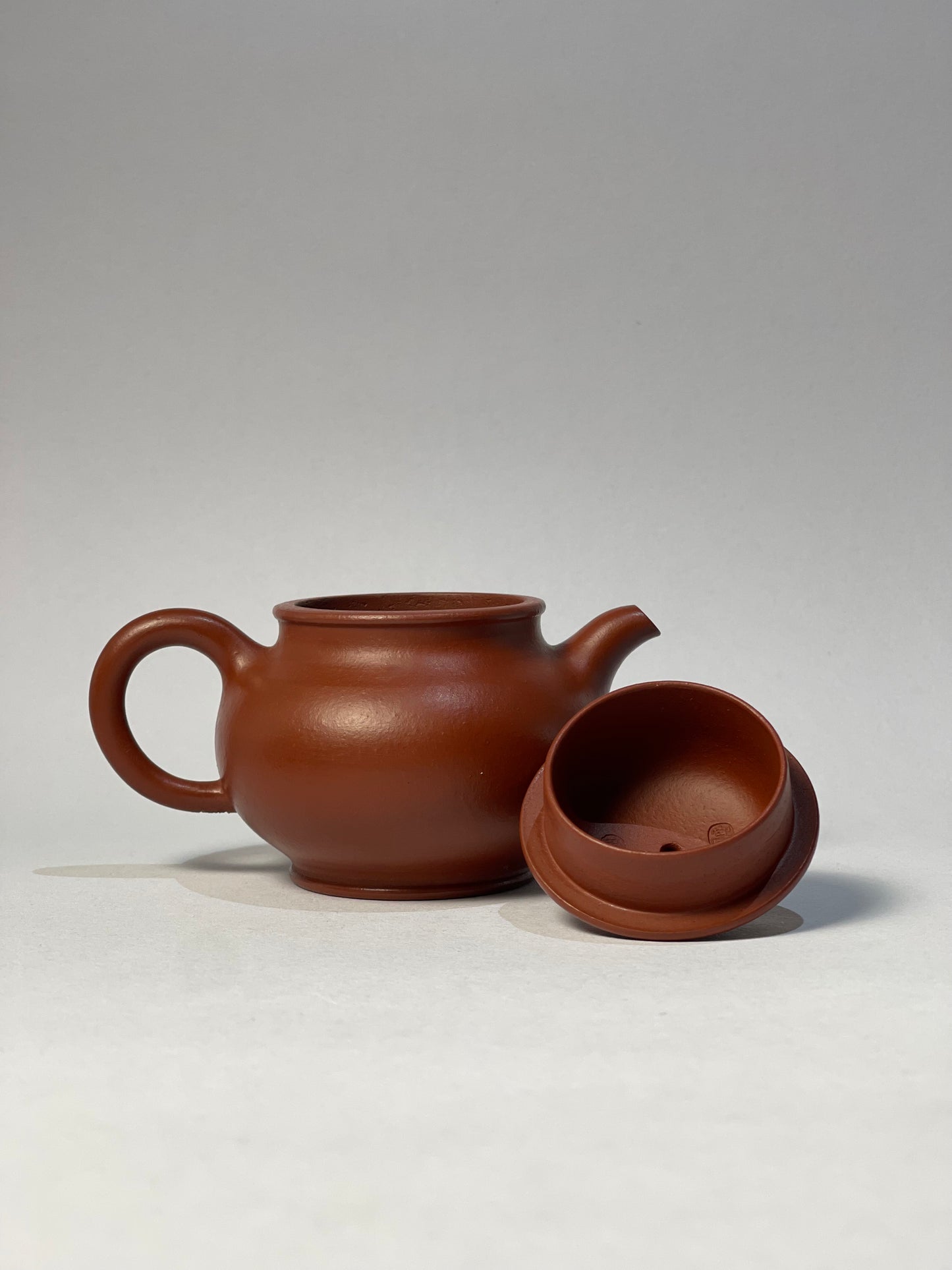 [雅器] 70年代製壺師朱泥掇圓壺