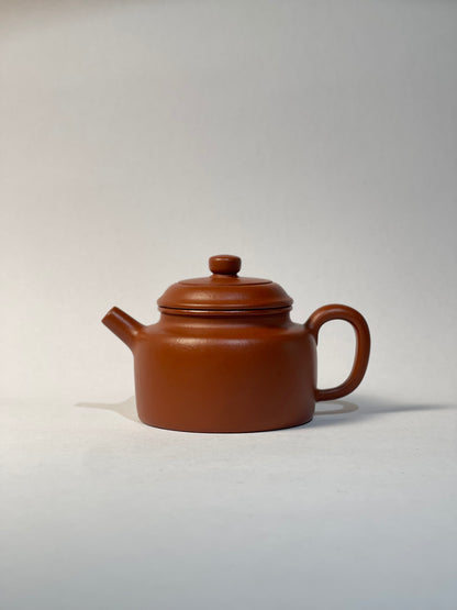 [雅器] 70年代製壺師朱泥德鐘壺