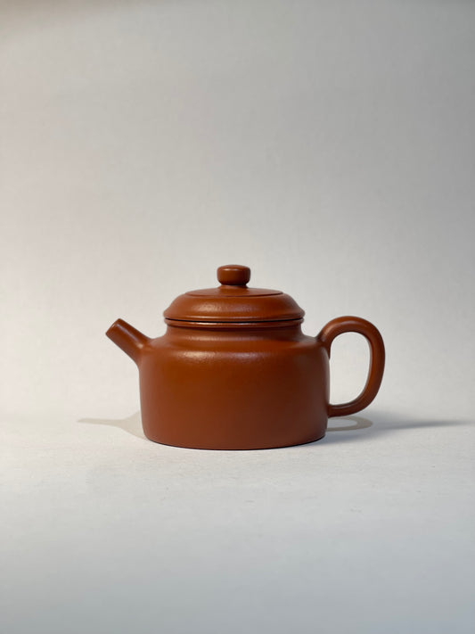 [雅器] 70年代製壺師朱泥德鐘壺