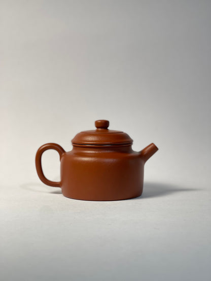 [雅器] 70年代製壺師朱泥德鐘壺