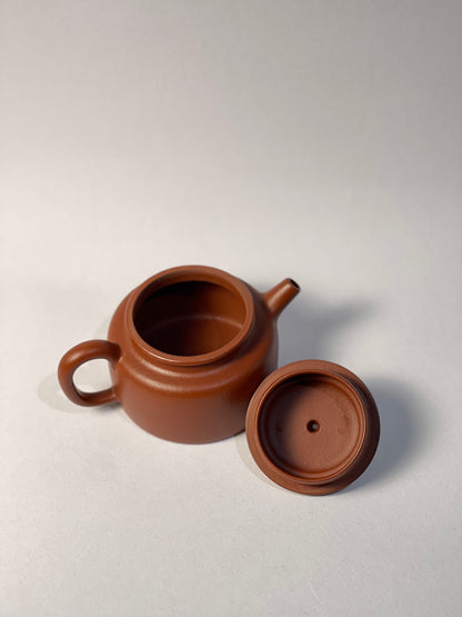 [雅器] 70年代製壺師朱泥德鐘壺